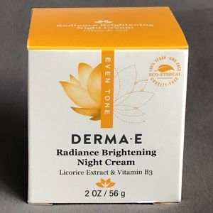 Derma E Radiant Brightening Night Cream-New In Box